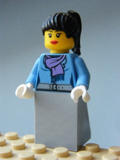 LEGO PANENKA SE ŠÁLOU