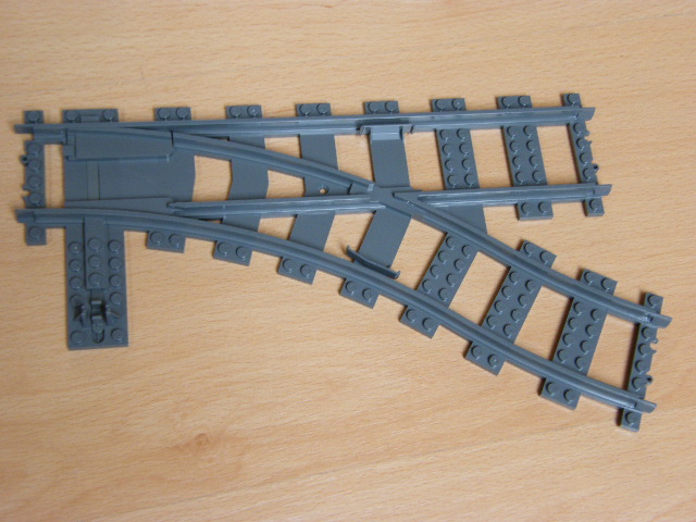 LEGO 53404 Train, Track Plastic (RC Trains) Switch Point Right