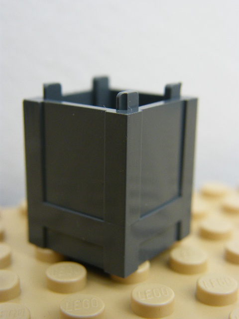 LEGO 61780 Dark Bluish Gray Container, Box 2 x 2 x 2