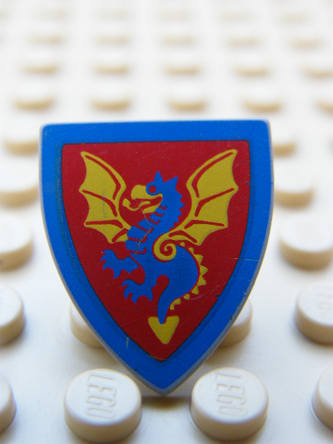 LEGO 3846px10 ŠTÍT DRAK MODRÝ
