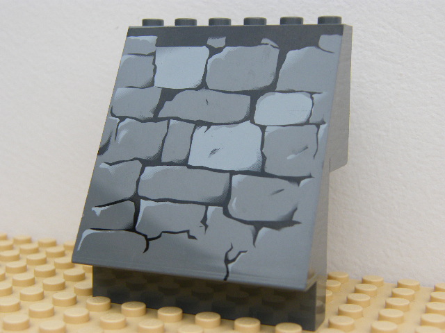 LEGO 30156pb02 - SKÁLA ŠIKMÁ POTISK KÁMEN