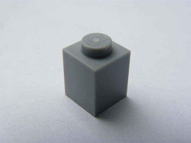 LEGO 3005 - KOSTKA 1X1 ŠEDÁ