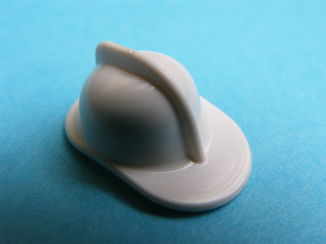 LEGO 3834 White Minifigure, Headgear Fire Helmet