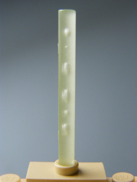 LEGO 30374 Glow In Dark White Bar 4L (Lightsaber Blade / Wand)