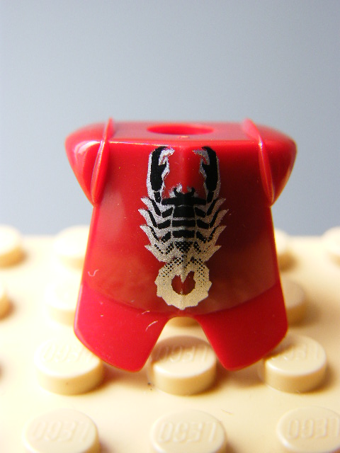 LEGO 2587pb09 - BRNĚNÍ ČERVENÉ SE ŠTÍREM
