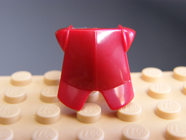 LEGO 2587 - Dark Red Minifig, Armor Breastplate with Leg Protection