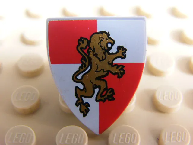 LEGO 3846pb027 ŠTÍT SE ZLATÝM LVEM 3
