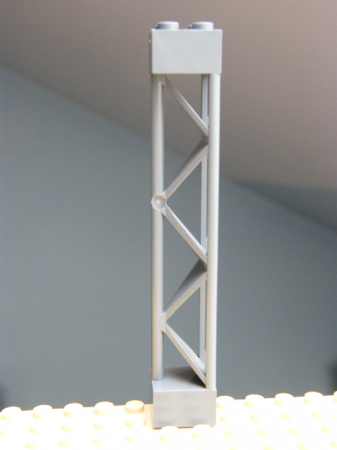 LEGO 58827 - Dark Bluish Gray Support 2 x 2 x 10 Girder Triangular Vertical