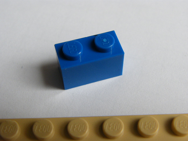 LEGO 3004 - KOSTKA 2X1 MODRÁ