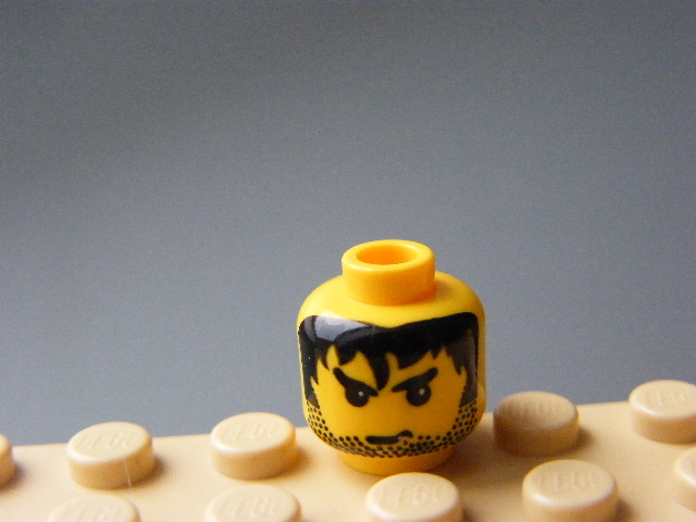 LEGO 3626bpx133 Minifigure, Head Male Stubble