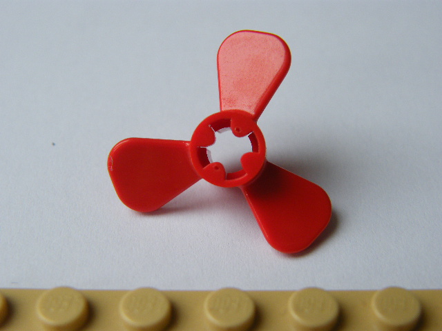 LEGO 6041 Red Propeller 3 Blade 3 Diameter