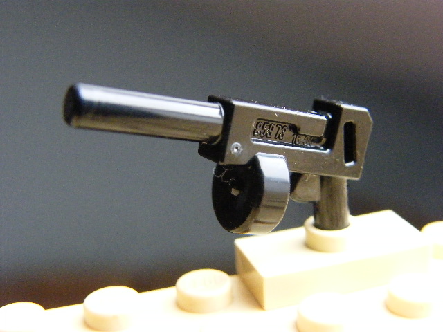 LEGO 85973 - Weapon Gun, Pistol Automatic Long Barrel and Round Magazine