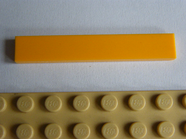 LEGO 6636 - Bright Light Orange Tile 1 x 6