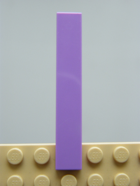 LEGO 6636 - Medium Lavender Tile 1 x 6