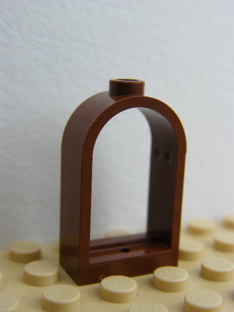 LEGO 30044 - RÁM OKNA HNĚDÝ PŮLKULATÝ