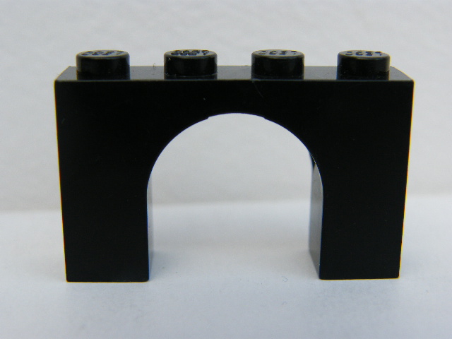 LEGO 6182 - Black Brick, Arch 1 x 4 x 2
