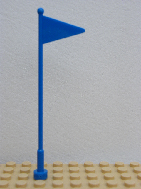 LEGO 30322 - Blue Antenna Whip with Flag