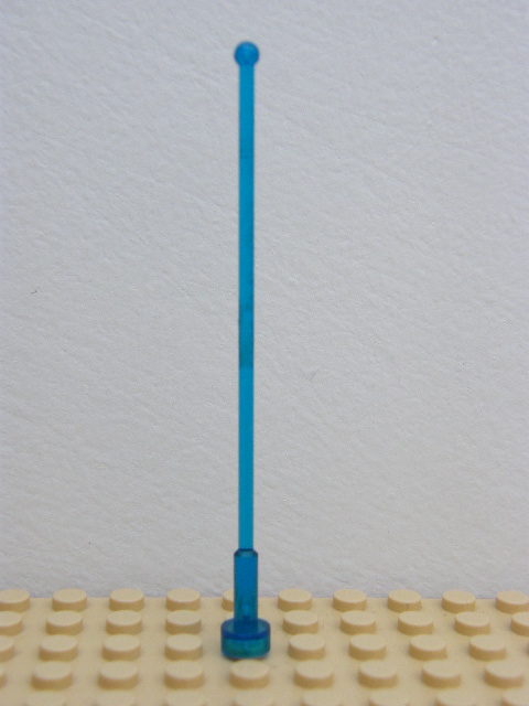 LEGO 2569 - ANTÉNA MODRÁ TRANSPARENTNÍ ÚZKÁ