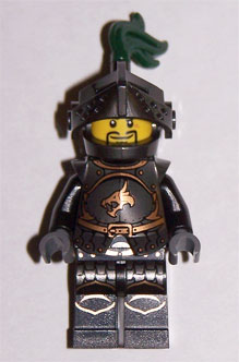 LEGO cas495 - Kingdoms - Dragon Knight Armor with Chain, Helmet with Visor