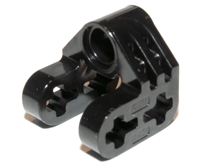 LEGO 92907 - Black Technic, Axle and Pin Connector Perpendicular