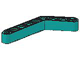 LEGO 6629 - Dark Turquoise Technic, Liftarm 1 x 9 Bent (6 - 4) Thick