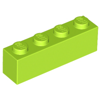 LEGO 3010 - Lime Brick 1 x 4