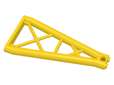 LEGO 64449 - Yellow Support 1 x 6 x 10 Girder Triangular