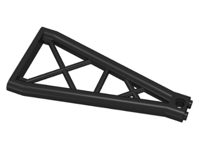 LEGO 64449 - Black Support 1 x 6 x 10 Girder Triangular