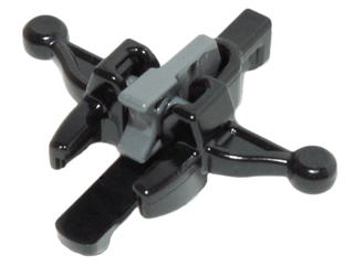 LEGO 20105c01 - Black Minifig, Weapon Crossbow with Mini Blaster