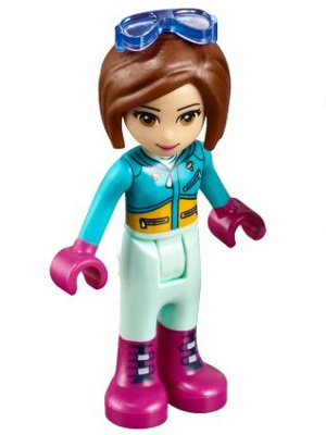 LEGO frnd220 - Friends Amy, Light Aqua Trousers