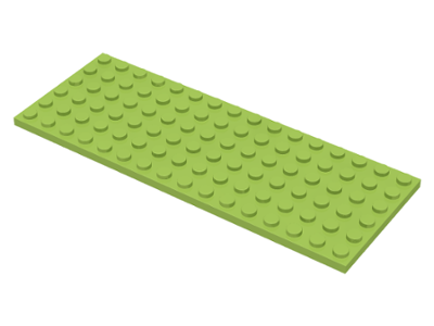 LEGO 3027 - Lime Plate 6 x 16