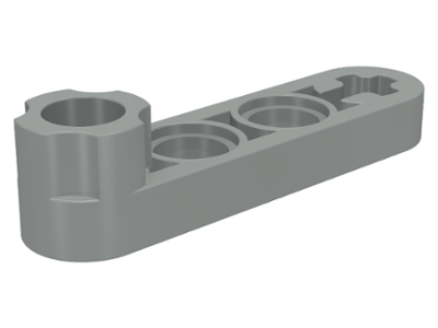 LEGO 2825 - Light Gray Technic, Liftarm 1 x 4 Thin with Stud Connector