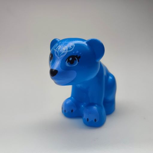 LEGO 14732pb04 - Bear, Friends / Elves, Cub, Sitting with Black Nose