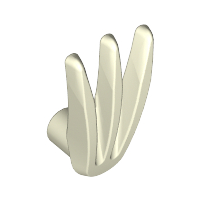 LEGO 10187 - Glow In Dark White Minifig, Weapon Bladed Claw, Spread