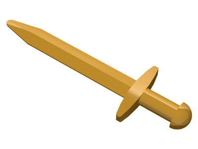 LEGO 98370 - Pearl Gold Minifig, Weapon Sword