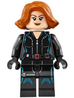 LEGO sh0186 - Black Widow - Short Hair