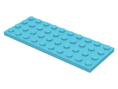 LEGO 3030 - Medium Azure Plate 4 x 10