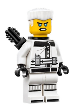 LEGO njo0319 Zane - Hair, Quiver, The LEGO Ninjago
