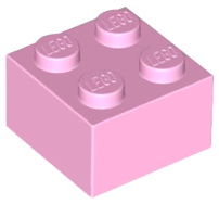 LEGO 3003 - Bright Pink Brick 2 x 2