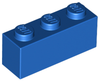 LEGO 3622 - Blue Brick 1 x 3