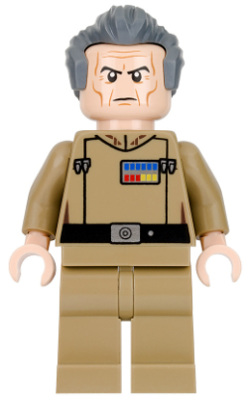 LEGO sw0741 - Grand Moff Wilhuff Tarkin - Dark Tan Uniform