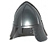 LEGO 3844 - Flat Silver Minifig, Headgear Helmet Castle with Neck Protector