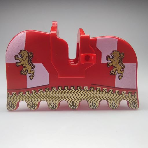 LEGO 2490pb09 - BRNĚNÍ NA KONĚ /Gold Lions/