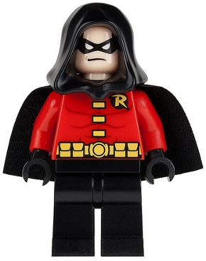 LEGO sh0059 - Robin - Black Cape and Hood