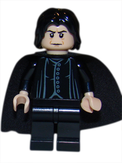 LEGO hp100 - Professor Snape, Light Flesh Head, Brown Facial Lines