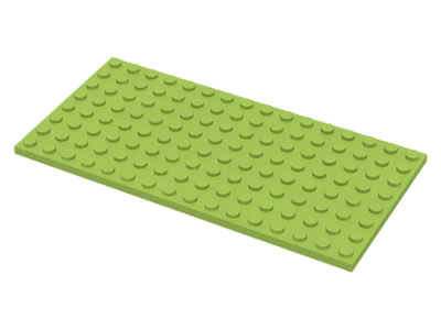 LEGO 92438 - Lime Plate 8 x 16
