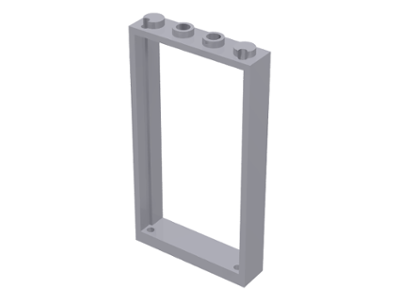 LEGO 60596 - Light Bluish Gray Door Frame 1 x 4 x 6 Type 2