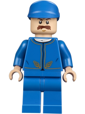 LEGO sw0975 Bespin Guard - Light Flesh Head, Detailed Gold Trim, Moustache