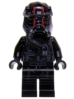 LEGO sw0860 First Order TIE Pilot, Two Red Stripes on Helmet