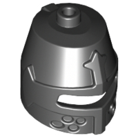 LEGO 89520 - Black Minifig, Headgear Helmet Castle Closed with Eye Slit